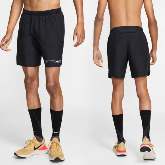 Nike Men's 7 Inch Air Challenger Blue Athletic Shorts - Size Medium - Picture 5 of 5